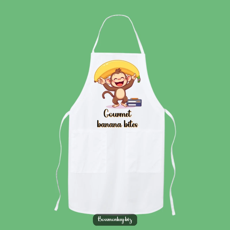 Funny Banana Monkey Apron: Kitchen Balancer Funny Gift