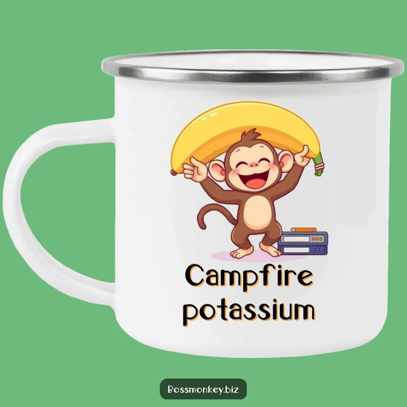 Funny Banana Monkey Camping Mug: Trail Balance Funny Gift