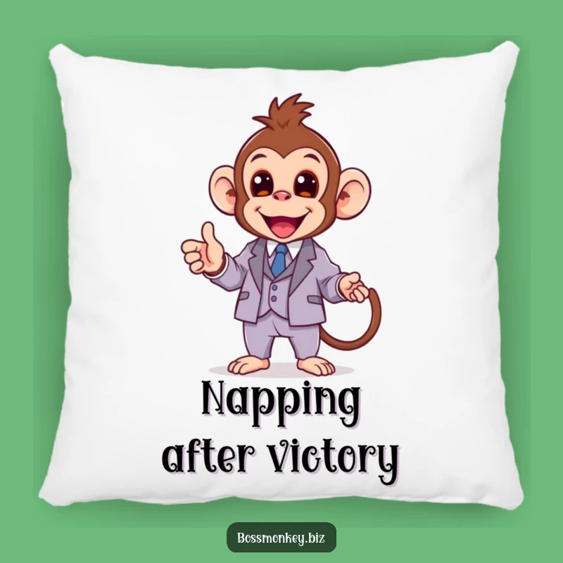 Funny Kawaii Monkey Suit Pillow Gift - Comfy Support for Your Best Ideas!