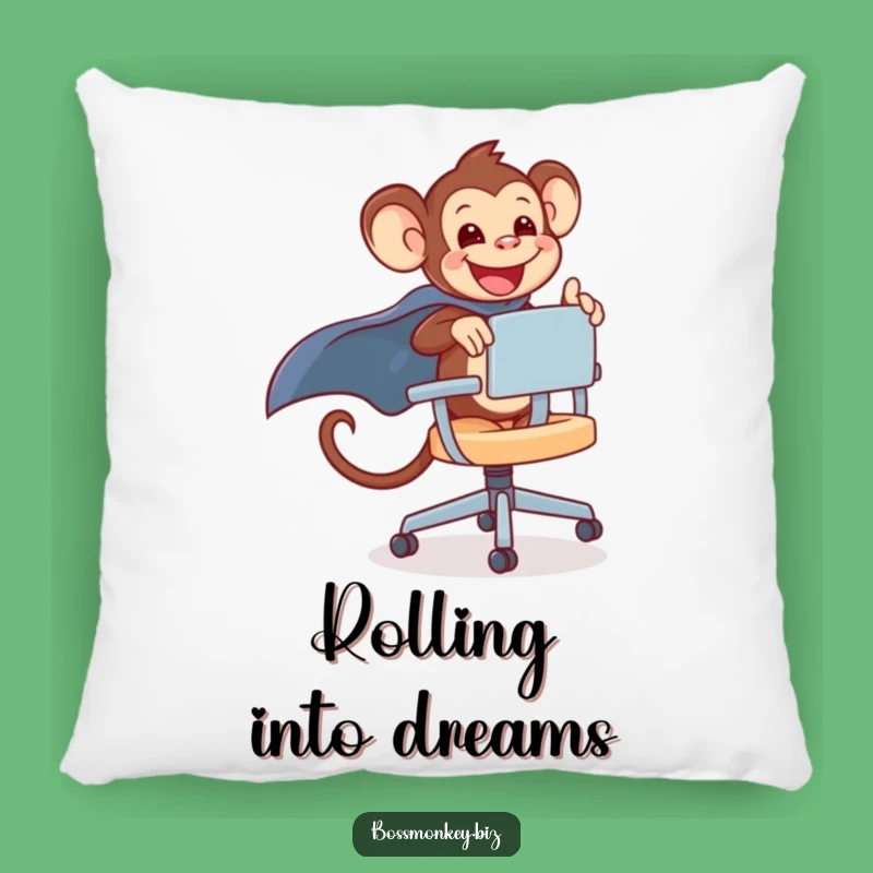 Funny Kawaii Monkey Chair Pillow Gift - Comfy Support for Your Adventures!