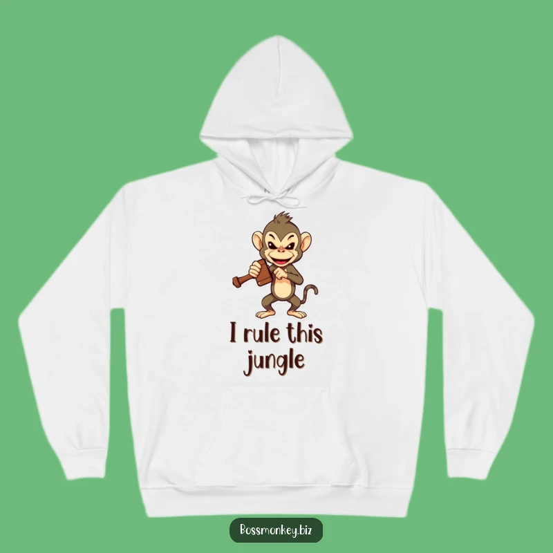 Funny Boss Monkey Gavel Hoodie: Judge's Funny Gift