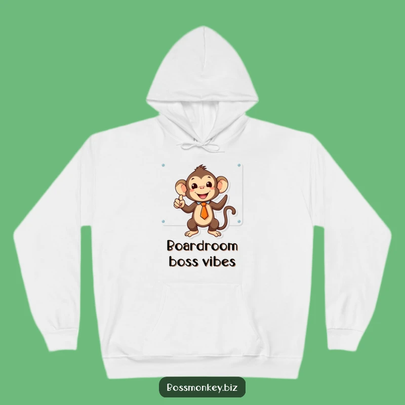 Funny Kawaii Monkey Tie Hoodie Gift - Conquer Your Goals in Style!