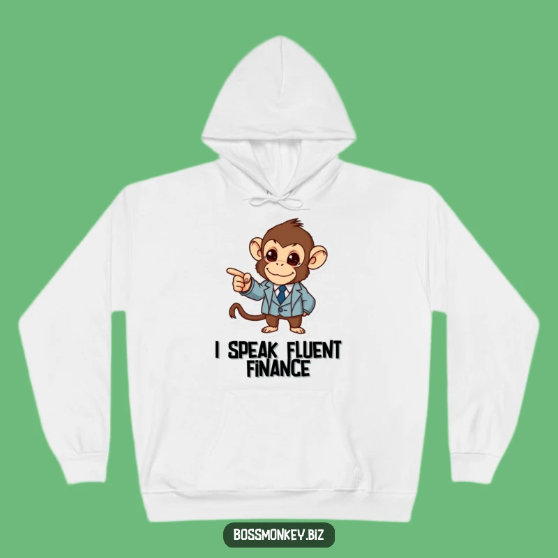 Funny Business Monkey Hoodie: Determined Executive Funny Gift