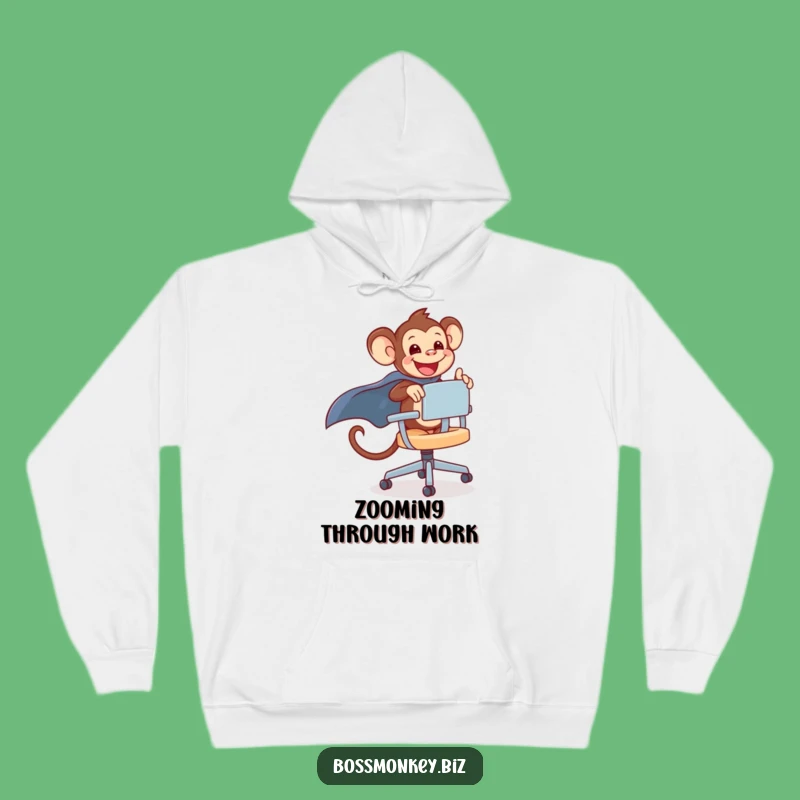 Funny Kawaii Monkey Chair Hoodie Gift - Cozy Up for Epic Adventures!