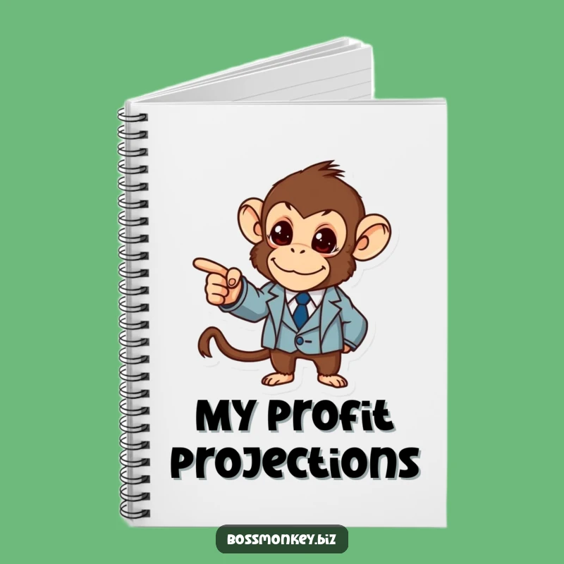 Funny Business Monkey Notebook: Plan Your Success Funny Gift