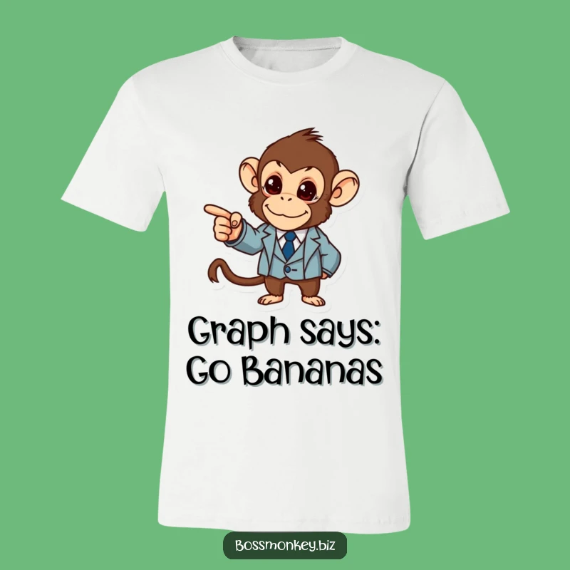 Funny Business Monkey Suit T-Shirt: Determined Leader Funny Gift